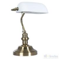 Настольная лампа Arte Lamp Banker A2493LT-1AB, раздел каталога Настольные лампы с плафоном интернет-магазина Ночи Нет