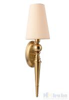 Бра Crystal Lux PER AP1 BRASS/BEIGE 3480/401, раздел каталога Бра с абажуром интернет-магазина Ночи Нет