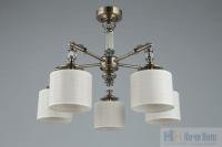 Люстра потолочная Omnilux Rovigo OML-64307-05, раздел каталога Люстры с абажурами интернет-магазина Ночи Нет