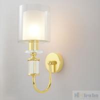 Бра Crystal Lux ELENA AP1 GOLD 1621/401, раздел каталога Бра с плафоном интернет-магазина Ночи Нет