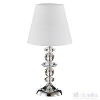 Настольная Лампа Crystal Lux Armando LG1 Chrome, раздел каталога Настольные лампы с абажуром интернет-магазина Ночи Нет