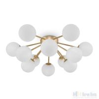 Люстра Freya Alexis FR5120CL-12G, раздел каталога Люстры с плафонами интернет-магазина Ночи Нет