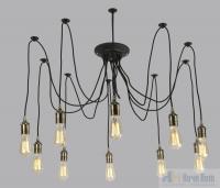 Люстра подвесная Omnilux Ottavia OML-91203-10, раздел каталога Кованые люстры интернет-магазина Ночи Нет