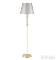 Торшер Crystal Lux NICOLAS PT1 GOLD/WHITE 3401/601, раздел каталога Торшеры с абажуром интернет-магазина Ночи Нет