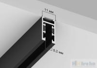 картинка Шинопровод магнитный накладной Crystal Lux UX5 CLT 0.116 01 L2000 BL 1407/034 от магазина Ночи Нет!