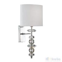Бра Crystal Lux Armando AP1.2 Chrome, раздел каталога Бра с абажуром интернет-магазина Ночи Нет