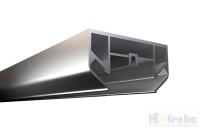 картинка Профиль для монтажа в натяжной потолок накладного однофазного шинопровода Crystal Lux CLT 0.212 05 3000 AL 1408/057 от магазина Ночи Нет!