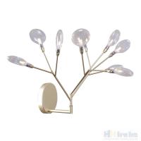 Бра Crystal Lux Evita AP9 Gold/Transparent, раздел каталога Кованые бра интернет-магазина Ночи Нет