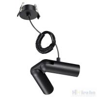 База встраиваемая для ввода питания с гибким угловым соединителем «L» и проводом-подвесом Novotech Glat 359386, раздел каталога Модульные системы интернет-магазина Ночи Нет