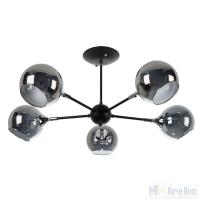 Люстра Arte Lamp Lagos A2708PL-5BK, раздел каталога Люстры с плафонами интернет-магазина Ночи Нет