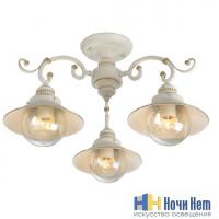 Люстра Arte Lamp Grazioso A4577PL-3WG, раздел каталога Люстры с плафонами интернет-магазина Ночи Нет