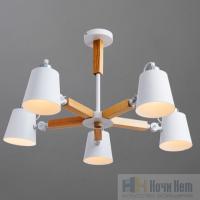 Люстра потолочная Arte Lamp Oscar A7141PL-5WH, раздел каталога Люстры с плафонами интернет-магазина Ночи Нет