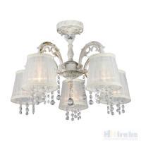 Люстра потолочная Omnilux Bologna OML-30007-05, раздел каталога Люстры с абажурами интернет-магазина Ночи Нет