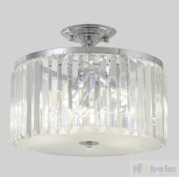 Светильник потолочный CRYSTAL LUX HILTON PL4 CHROME, раздел каталога Круглые классические светильники интернет-магазина Ночи Нет