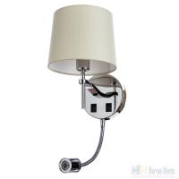 Бра с подсветкой для чтения Divinare Soprano 1341/02 AP-2, раздел каталога Бра с абажуром интернет-магазина Ночи Нет