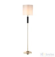 Торшер Crystal Lux MAESTRO PT1 GOLD 2290/601, раздел каталога Торшеры с абажуром интернет-магазина Ночи Нет
