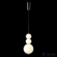 Подвес Crystal Lux Desi SP3 Chrome/White, раздел каталога Подвесы 1 лампа интернет-магазина Ночи Нет