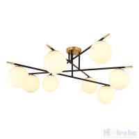 Люстра Arte Lamp Alcor A2224PL-8BK, раздел каталога Люстры с плафонами интернет-магазина Ночи Нет