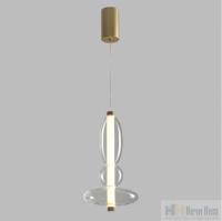 Светильник подвесной Crystal Lux QUASAR SP10W LED TRANSPARENT 3791/210, раздел каталога Подвесы 1 лампа интернет-магазина Ночи Нет