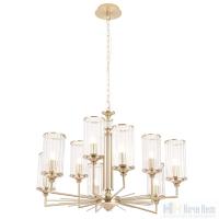 Люстра Crystal Lux GLORIA SP9 BRASS 1910/309, раздел каталога Люстры с плафонами интернет-магазина Ночи Нет