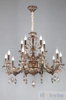 Люстра подвесная Omnilux Nureci OML-74903-18, раздел каталога Хрустальные люстры интернет-магазина Ночи Нет