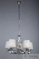 Люстра подвесная Omnilux Frosinone OML-61703-05, раздел каталога Люстры с абажурами интернет-магазина Ночи Нет