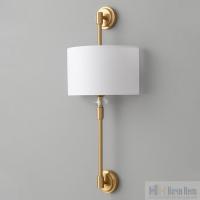 Бра Crystal Lux VINTAGE AP2 BRASS 4141/402, раздел каталога Бра с абажуром интернет-магазина Ночи Нет