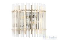 Бра Crystal Lux AURELIO AP2 GOLD+CHROME/TRANSPARENT 0210/402, раздел каталога Стеклянные бра интернет-магазина Ночи Нет