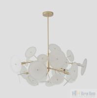 Люстра Crystal Lux DANDELION SP10 GOLD 4060/310, раздел каталога Стеклянные люстры интернет-магазина Ночи Нет