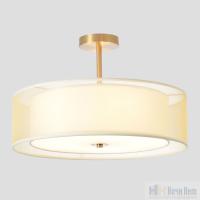 Люстра Crystal Lux MYSTERY PL5 BRASS 3931/105, раздел каталога Люстры с абажурами интернет-магазина Ночи Нет