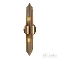 Бра Crystal Lux RUDOLFO AP2 BRASS 2851/402, раздел каталога Бра с плафоном интернет-магазина Ночи Нет