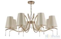 Люстра Crystal Lux RENATA SP8 GOLD 3591/308, раздел каталога Люстры с абажурами интернет-магазина Ночи Нет