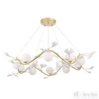 Люстра Crystal Lux COLIBRI SP10 GOLD 0141/310, раздел каталога Стеклянные люстры интернет-магазина Ночи Нет