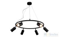 Люстра Crystal Lux RIVO SP6 BL 4240/306, раздел каталога Люстры с плафонами интернет-магазина Ночи Нет