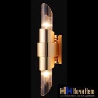 Бра Crystal Lux Justo AP2 gold, раздел каталога Бра с плафоном интернет-магазина Ночи Нет