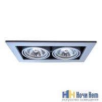 Встраиваемый светильник Arte Lamp Cardani A5930PL-2SI, раздел каталога Поворотные точечные светильники интернет-магазина Ночи Нет