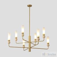 Люстра Crystal Lux SIMPLY SP8 BRASS 4080/308, раздел каталога Люстры с плафонами интернет-магазина Ночи Нет