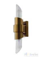 Бра Crystal Lux JUSTO AP2 BRASS 2132/402, раздел каталога Бра с плафоном интернет-магазина Ночи Нет