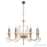 Люстра Crystal Lux CATARINA SP8 V2 GOLD/TRANSPARENT-COGNAC 1361/308, раздел каталога Стеклянные люстры интернет-магазина Ночи Нет
