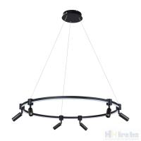 Люстра Arte Lamp Ring A2186SP-1BK, раздел каталога Светодиодные люстры интернет-магазина Ночи Нет