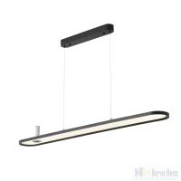 Люстра Crystal Lux CONTOUR SP45W LED BLACK 3800/245, раздел каталога Светодиодные люстры интернет-магазина Ночи Нет