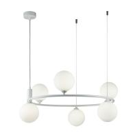 Люстра Maytoni Ring MOD013PL-06W, раздел каталога Люстры с плафонами интернет-магазина Ночи Нет