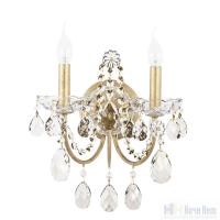 Бра Crystal Lux ODELIS AP2 GOLD 2571/402, раздел каталога Хрустальные бра интернет-магазина Ночи Нет