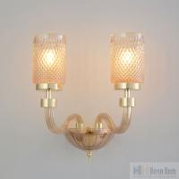 Бра Crystal Lux SILVESTRO AP2 AMBER 2971/402, раздел каталога Бра с плафоном интернет-магазина Ночи Нет