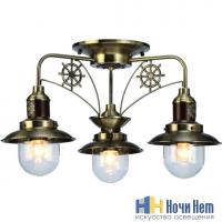 Люстра Arte Lamp Sailor A4524PL-3AB, раздел каталога Люстры с плафонами интернет-магазина Ночи Нет