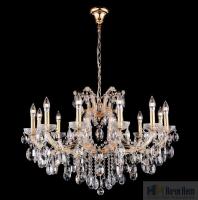 Люстра Crystal Lux HOLLYWOOD SP12 GOLD 2011/312, раздел каталога Хрустальные люстры интернет-магазина Ночи Нет