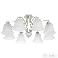 Люстра Arte Lamp Emma A2713PL-8WG, раздел каталога Люстры с плафонами интернет-магазина Ночи Нет