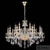 Люстра Crystal Lux MONICA SP10+5 GOLD 2502/315, раздел каталога Хрустальные люстры интернет-магазина Ночи Нет