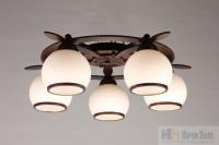 Люстра потолочная Omnilux Fronteira OML-50507-05, раздел каталога Люстры с плафонами интернет-магазина Ночи Нет