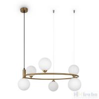 Люстра Maytoni Ring MOD013PL-06BS1, раздел каталога Люстры с плафонами интернет-магазина Ночи Нет